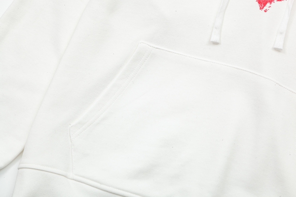 ブランドパーカー素材ディテール